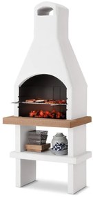 Barbecue fisso in calcestruzzo a carbonella EASY GARDEN BY PALAZZETTI GILI L 80 x H 205 x P 59 cm