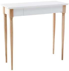 Tavolo da lavoro bianco Mamo, larghezza 65 cm - Ragaba