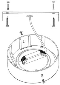 Eglo 96678 - Plafoniera LED RGBW dimmerabile FUEVA-C LED/21W/230V BT