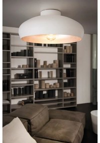 Plafoniera glamour Mogano Ø 40 cm bianco IP20, 1XE27