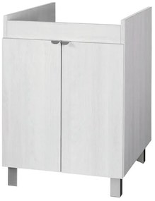 Mobile lavanderia Exe 2 ante in truciolare olmo perla P 60 x L 60 x H 84 cm