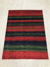 Loribaft Tappeto 170x130 Verde (Iran) Annodato A Mano