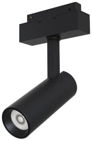 Faretto Focus Led Per Binario Moderno Alluminio Nero Luce Naturale 10W