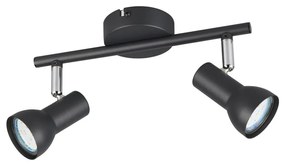 Faretto nero ø 8 cm Cantar – Reality