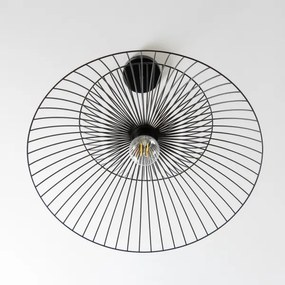 Brilagi - Lampada a sospensione LED su cavo CERIA WIRE 1xE27/40W/230V Ø 60 cm nera