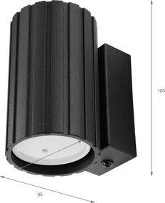 Brilagi - Applique da parete CRISPINA 1xGU10/10W/230V 10 cm nera