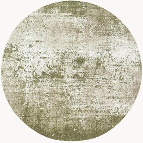 Tappeto rotondo jacquard lavabile da interno-esterno Virgin Land