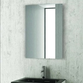 Kamalu - Specchio bagno 80x60 rettangolare reversibile | KAM-S80