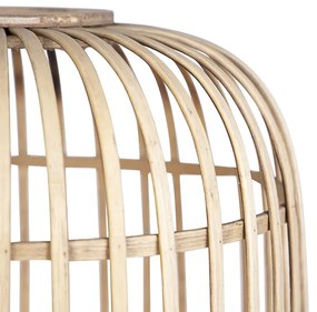 Lampada da terra rustica in rattan - Manila