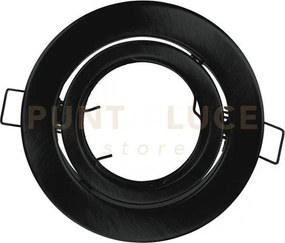 Struttura incasso reflex orientabile nera 10x10cm in metallo