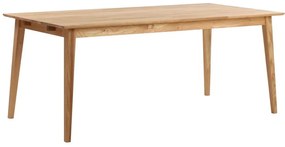 Tavolo da pranzo in rovere naturale , 180 x 90 cm Filippa - Rowico