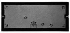 Applique Line Design - E27 Nera per Esterni IP65 Antiabbagliamento