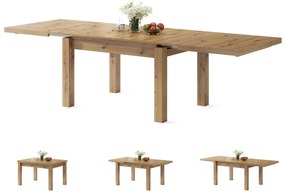 ROYAL Rovere Artisan - TAVOLO DA PRANZO ALLUNGABILE FINO A 2,7 m