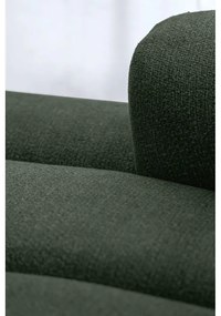 Divano angolare verde scuro (con penisola a destra/a U) Shell – Miuform