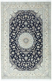 Nain Tappeto 320 x 210 Blu (Iran) Annodato A Mano