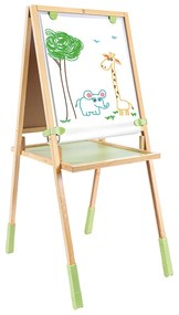 Lavagna da disegno in bambù con cavalletto