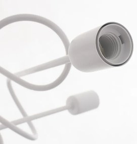 Lampadario a soffitto per bambini OXFORD 3xE27/15W/230V bianco