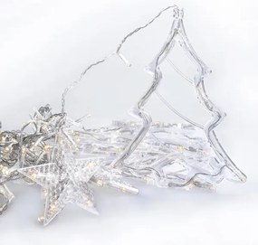 Brilagi - Tenda da esterno natalizia LED 138xLED/8 funzioni 5m IP44 bianco caldo