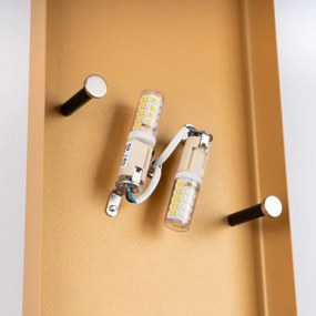 Sollux SL.1354 - Applique DURLIN 2xG9/8W/230V oro/nero