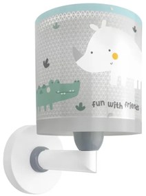 Dalber 60629 - Applique per bambini RHICO AND CROCO 1xE27/15W/230V