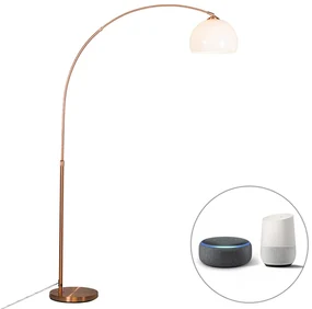 Lampada ad arco intelligente rame incl. A60 Wifi - Arc Basic