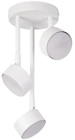 Lampadario a sospensione con supporto rigido NEMO 3xGX53/12W/230V bianco