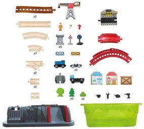 Set costruzioni ferroviarie - 50 pezzi