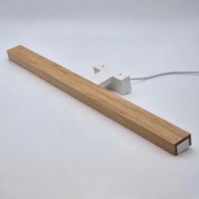 Brilagi-Illuminazione a LED per specchi da bagno WOODY MIRROR LED/12W/230V IP44 quercia/bianco