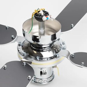 ZEVENTI - Ventilatore da soffitto NAVAGIO 1xE27/60W/230V nero/bianco