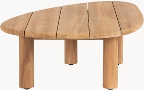 Tavolino da caffè da giardino in legno di teak a forma organica Titus