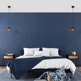 Lampadario LED a sospensione con filo MIDWAY 1xGU10/4,8W/230V nero/rame