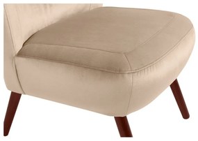 Poltrona beige Velluto Sari - Max Winzer