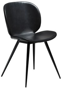 Sedia in similpelle nera Cloud - DAN-FORM Denmark