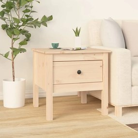 Tavolino 50x50x49 Cm Legno Massello Di Pino /