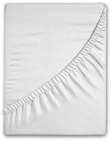 Lenzuolo con angoli bianco in flanella 140x200 cm – Good Morning