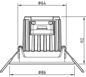 Philips - SET 3x LED Lampada da bagno dimmerabile ABROS LED/9W/230V IP44