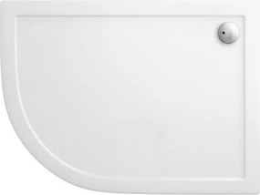 Piatto doccia 120x90 semicircolare versione destra KAM-1200 - KAMALU
