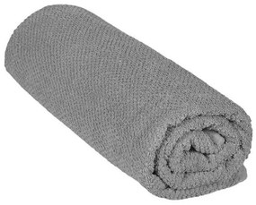 Telo bagno per doccia 90x140 cm grigio in cotone 100%