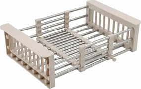 Scolapiatti telescopico per lavello REA P14487B Beige