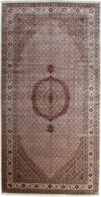 Tabriz Tappeto orientale 600x310 Beige (Indian) Annodato A Mano