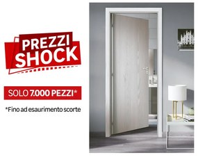 Porta battente Siberian avorio L 80 x H 210 cm reversibile