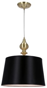 Lampada a sospensione di colore nero-oro ø 35 cm Prima Gold - Candellux Lighting