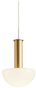 Redo 01-2474 - Lampadario sospeso con cavo LUMIEN 1xG9/10W/230V Ø 13 cm oro/bianco