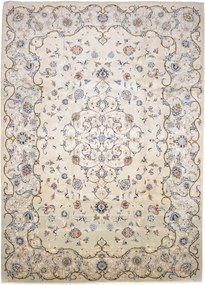 Kashan Tappeto persiano 280x360 Beige (Iran) Annodato A Mano