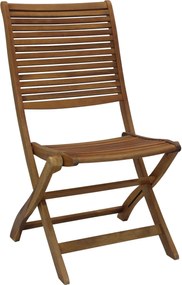 MULIER - sedia da giardino pieghevole in legno massiccio di acacia