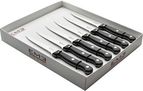 Set Coltelli per Bistecca 6 Pezzi in Acciaio Eme Rodeo...