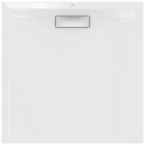 Ideal Standard Ultraflat New Piatto Doccia Quadrato 90x90 Cm Filo E Sopra Pavimento E Su Rialzo In Acrilico Bianco