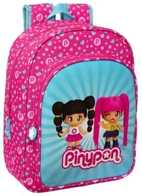 Zaino Scuola Pinypon Azzurro Rosa 26 x 34 x 11 cm