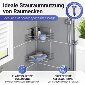 Mensola angolare per il bagno Milano - Wenko