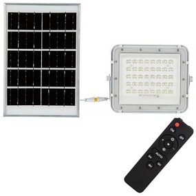 LED Proiettore solare da esterno LED/10W/3,2V IP65 6400K bianco + +TC